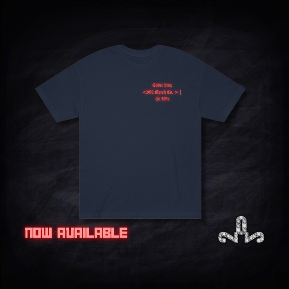 2O2 Merch HIM Source Code Heavy T-Shirt - Picture 4 of 6